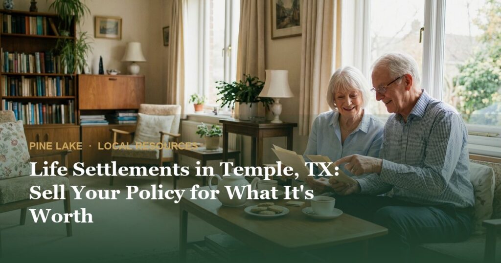 Life Settlements in Temple, TX: Sell Your Policy for What It’s Worth