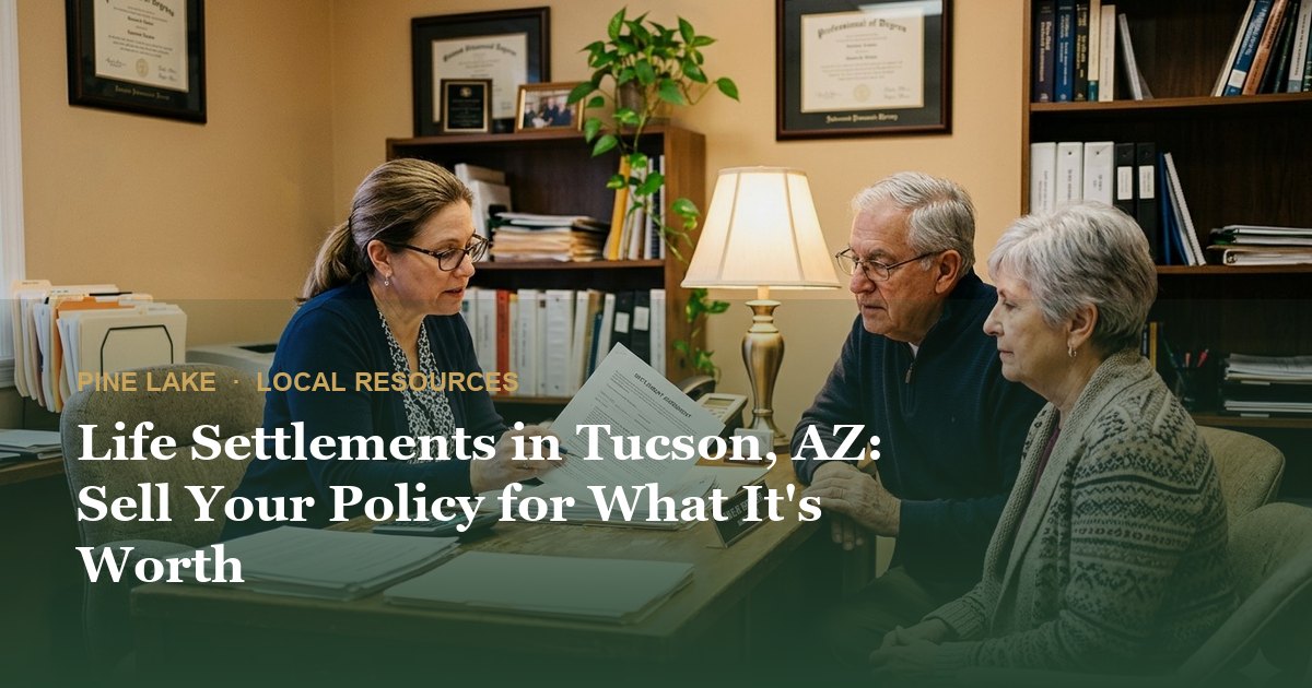 Life Settlements in Tucson, AZ: Sell Your Policy for What It's Worth