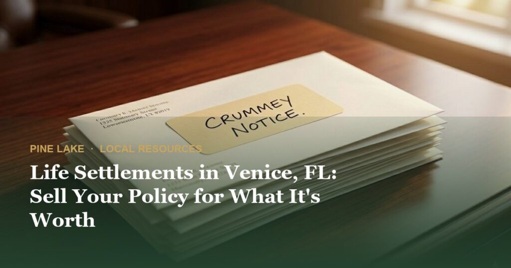 Life Settlements in Venice, FL: Sell Your Policy for What It's Worth