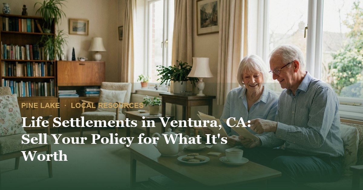 Life Settlements in Ventura, CA: Sell Your Policy for What It's Worth