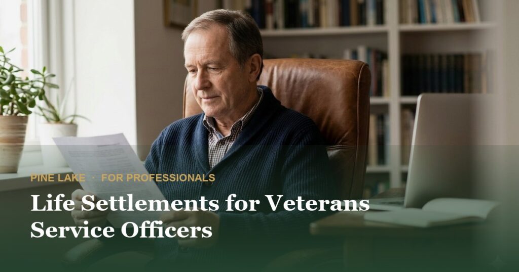 Life Settlements for Veterans Service Officers