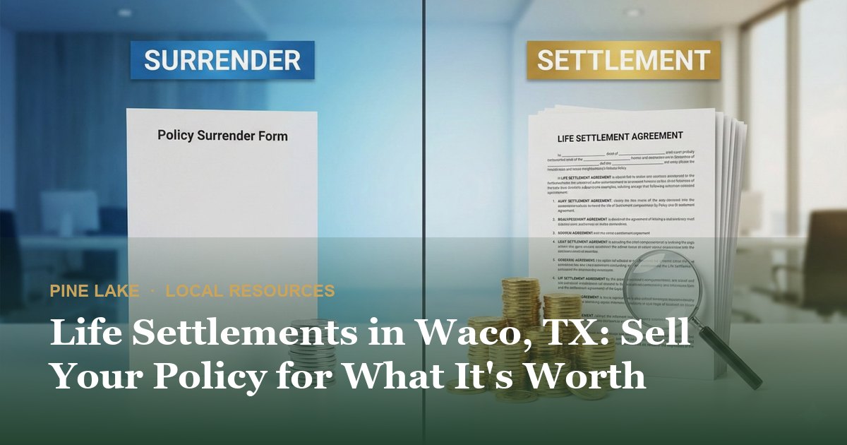 Life Settlements in Waco, TX: Sell Your Policy for What It's Worth