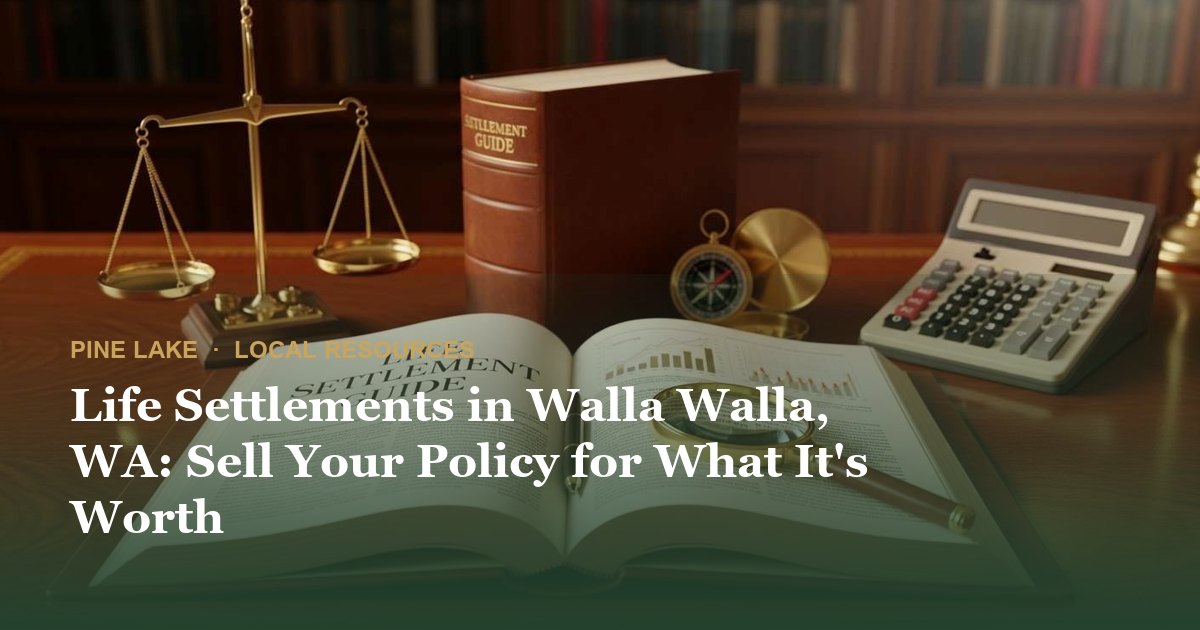 Life Settlements in Walla Walla, WA: Sell Your Policy for What It's Worth