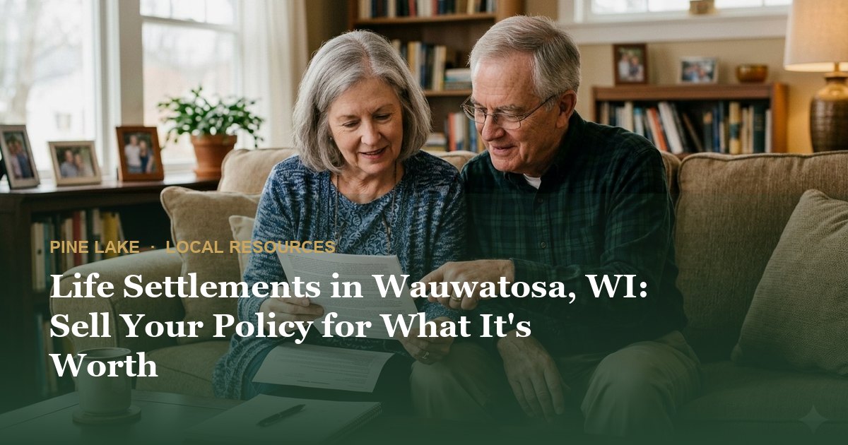 Life Settlements in Wauwatosa, WI: Sell Your Policy for What It's Worth