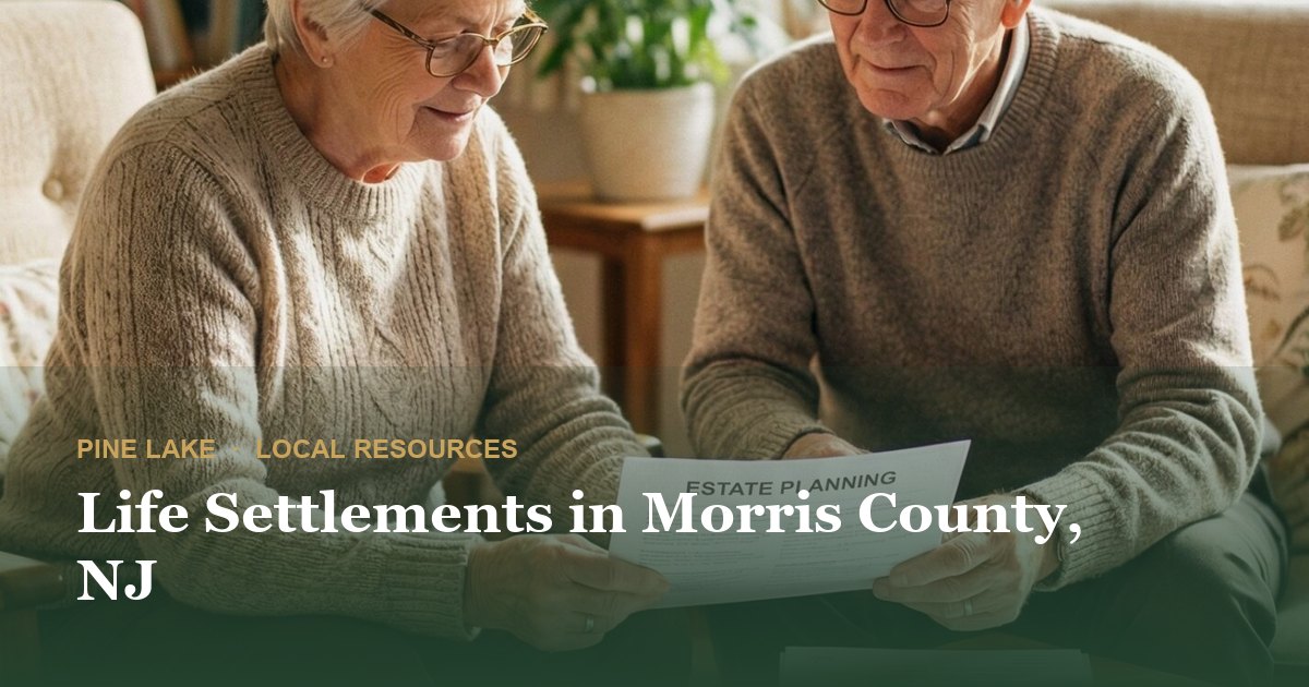 Life Settlements in Morris County, NJ