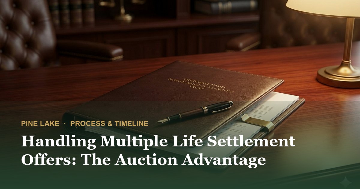 Handling Multiple Life Settlement Offers: The Auction Advantage