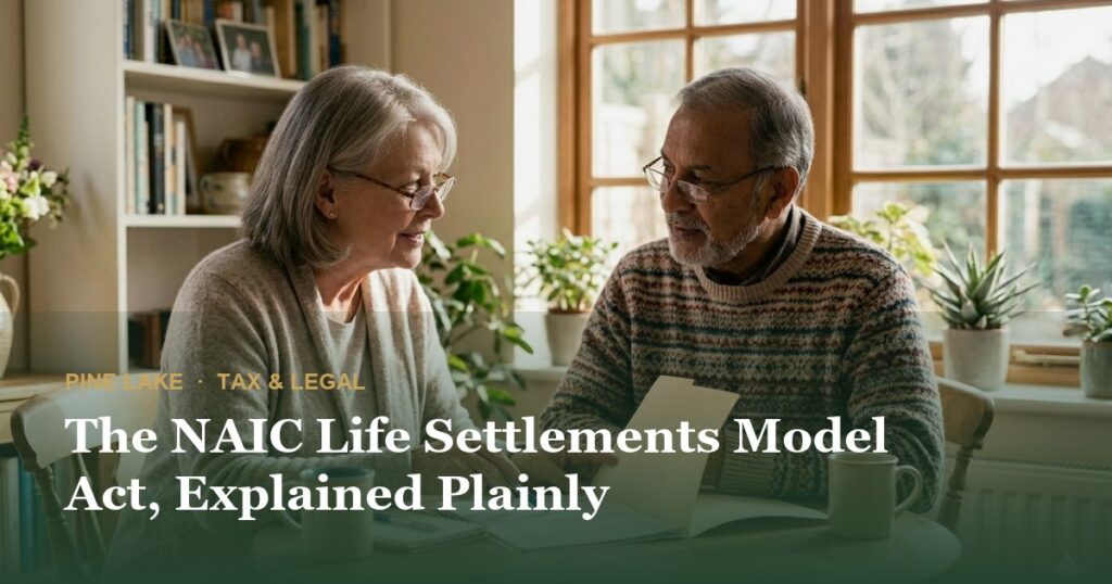 The NAIC Life Settlements Model Act, Explained Plainly