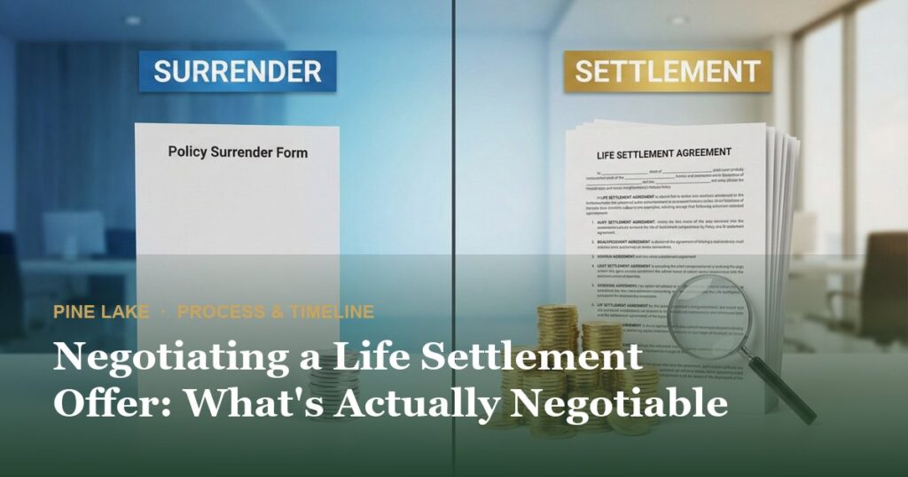 Negotiating a Life Settlement Offer: What’s Actually Negotiable