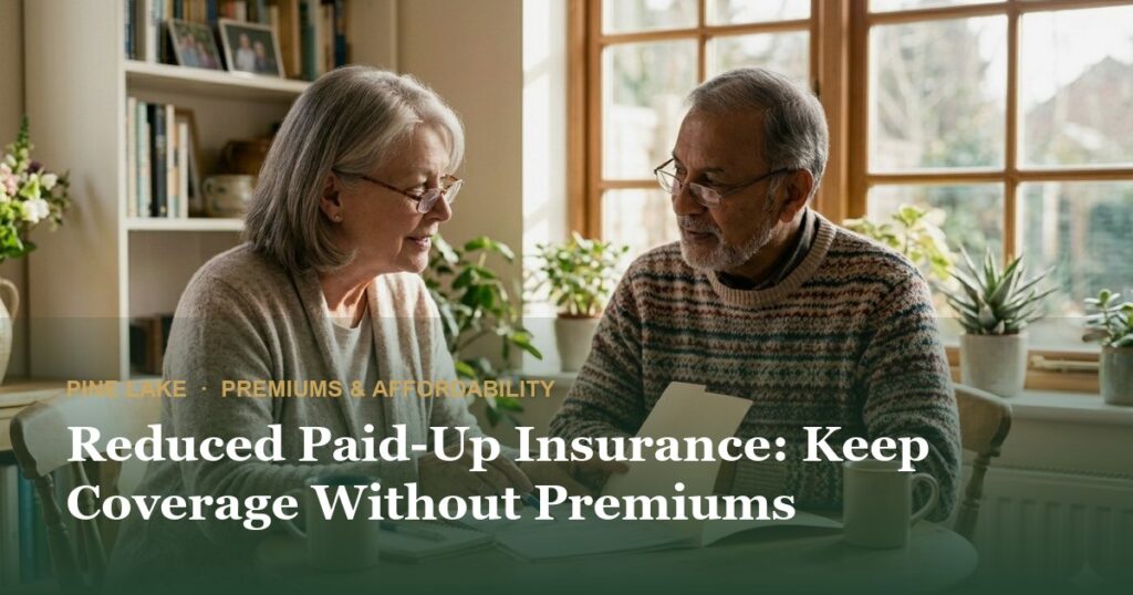 Reduced Paid-Up Insurance: Keep Coverage Without Premiums