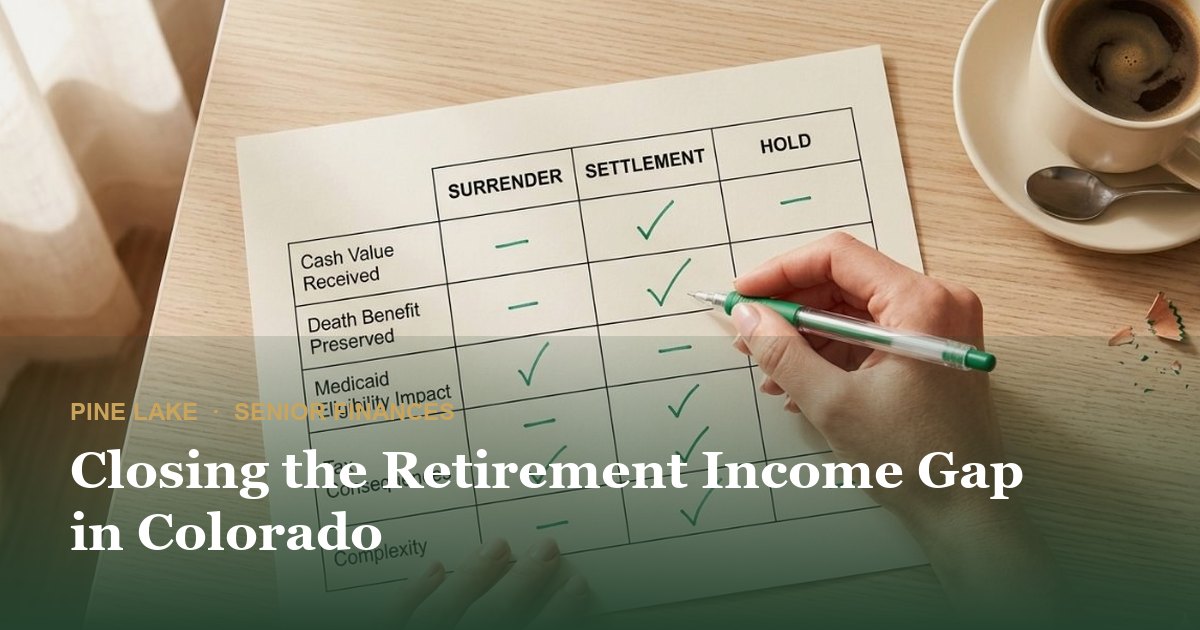 Closing the Retirement Income Gap in Colorado