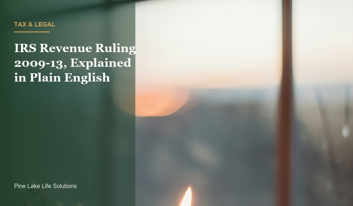 Situation 2: Sale of a Cash Value Policy — The Three Tiers Are Born