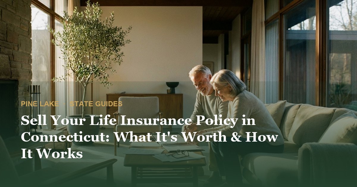 Sell Your Life Insurance Policy in Connecticut: What It's Worth & How It Works