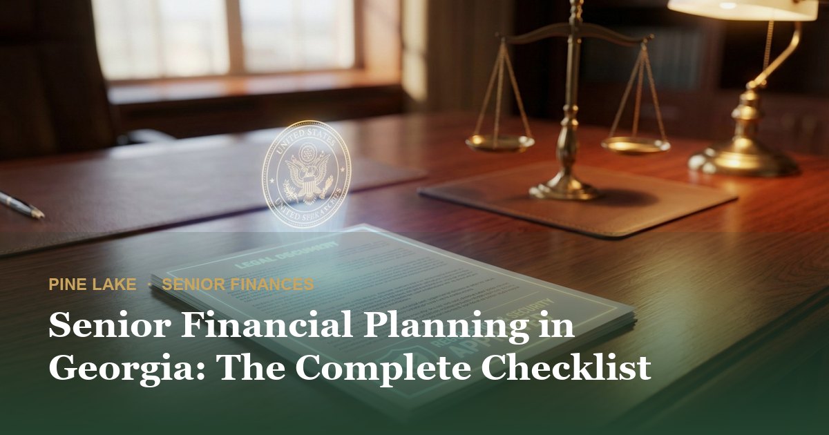 Senior Financial Planning in Georgia: The Complete Checklist