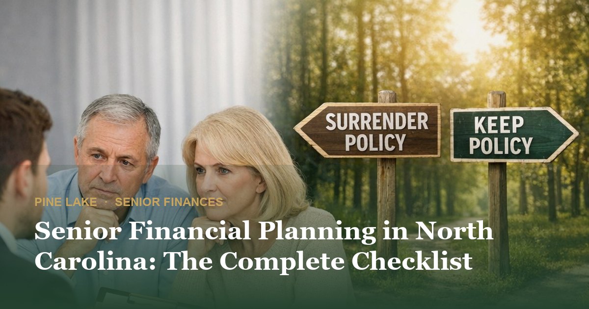 Senior Financial Planning in North Carolina: The Complete Checklist
