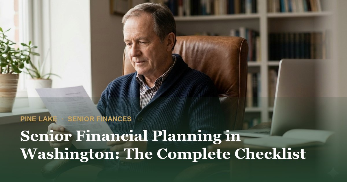 Senior Financial Planning in Washington: The Complete Checklist