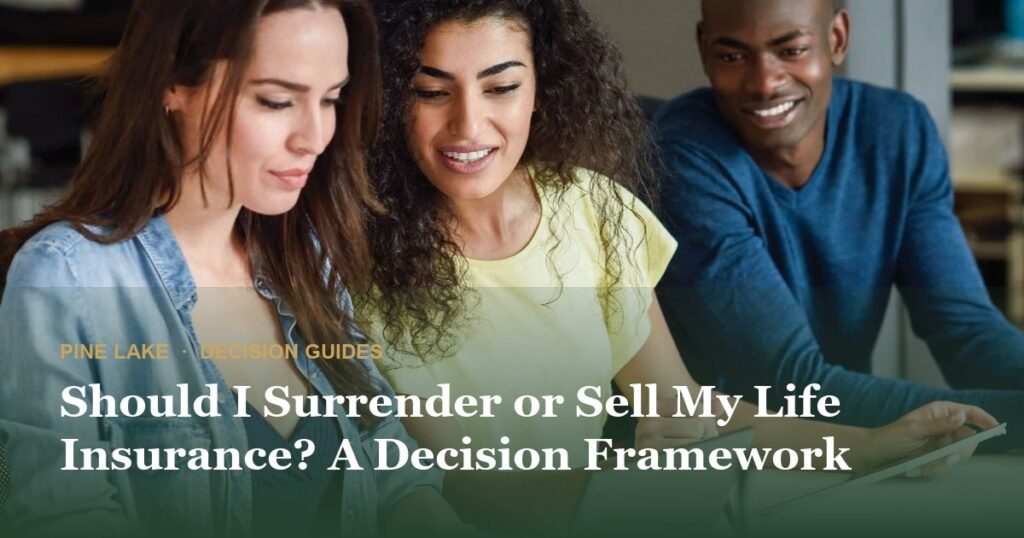 Should I Surrender or Sell My Life Insurance? A Decision Framework