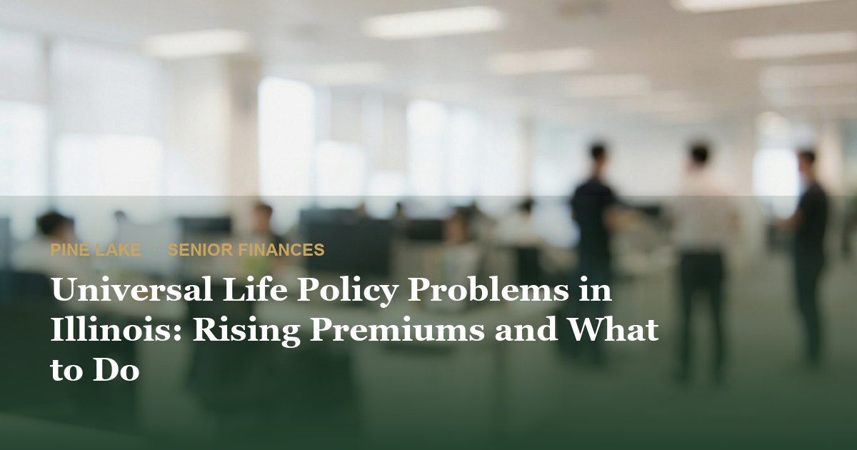 Universal Life Policy Problems in Illinois: Rising Premiums and What to Do