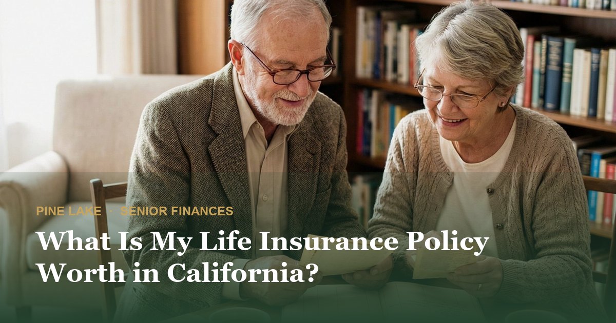 What Is My Life Insurance Policy Worth in California?